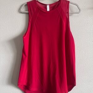 Lululemon Red Sleeveless Women's Top